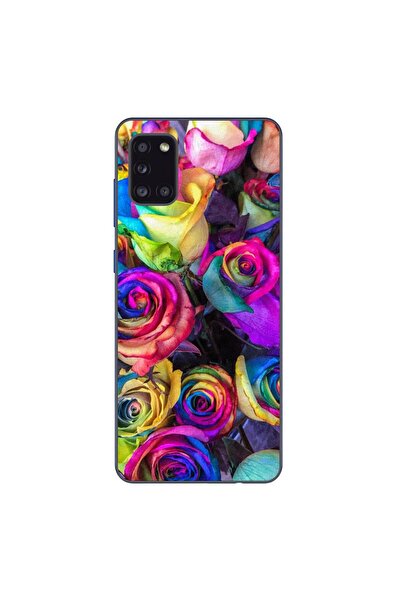 OEM Husa compatibila cu Samsung Galaxy A31 Silicon Gel Tpu Model Trandafiri C...