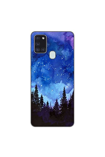 OEM Θήκη συμβατή με Samsung Galaxy A21s Σιλικόνης Gel TPU με σχέδιο Νυχτερινό...