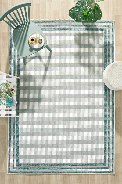venucci home & living Nancy Modern Sisal Jüt Toz Vermez Balkon Bahçe Mutfak K...
