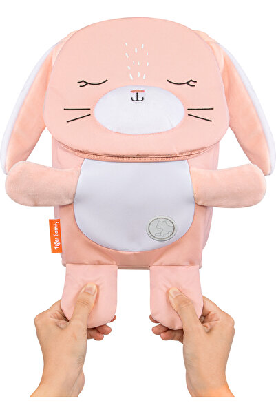 Tiger Rucsac gradinita Mini Zoomies, Pink Bunny,