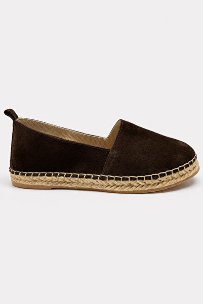 Suren bysrnshoes Best Hakiki Deri Kadın Espadril Ayakkabı