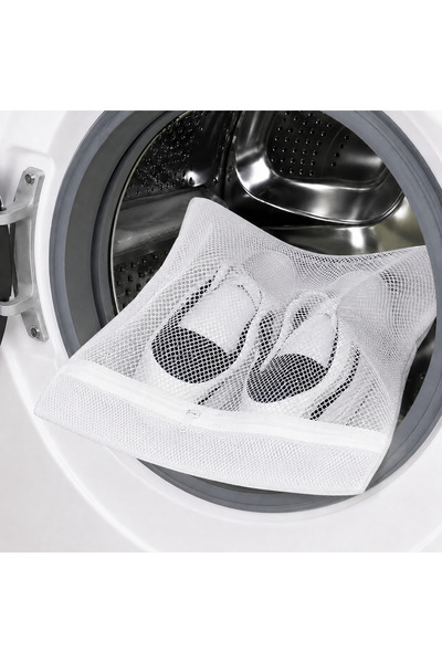 Magiclady Zippered Shoe Net White 35X35