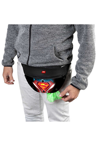 Collar حقيبة خصر WAUDOG للمأكولات والملحقات سوبرمان 33*17*10 سم