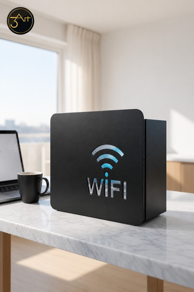 3Art Metal Dekorasyon Tic.Ltd.Şti WiFi Modem Gizleme Kutusu - Metal Dekoratif...