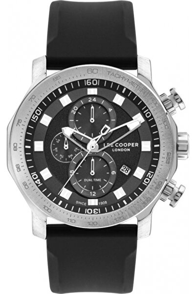 Lee Cooper Ceas de modă negru pentru bărbați LC07631.351 — ideal ca un cadou.