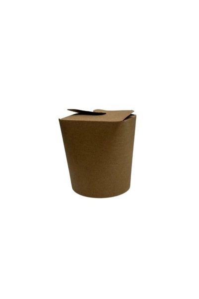 ecenplast Food Box Doner Box 16 oz Kraft (50 Pieces) – Leak-Proof Food Container
