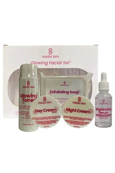 habibi skin Glowing Facial Set – Complete Brightening Skincare Kit for Radian...