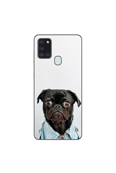 OEM Husa compatibila cu Samsung Galaxy A21s Silicon Gel Tpu Model Pug Fashion