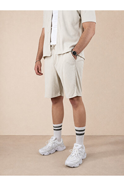 Yuzu Loose Fit Fitilli Şort