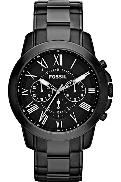 Fossil Ceas de modă negru pentru bărbați FS4832