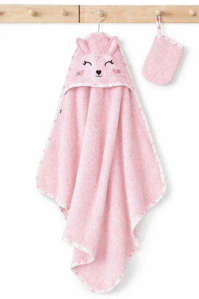 Civil Baby Rabbit Ear Bamboo Towel - Pink