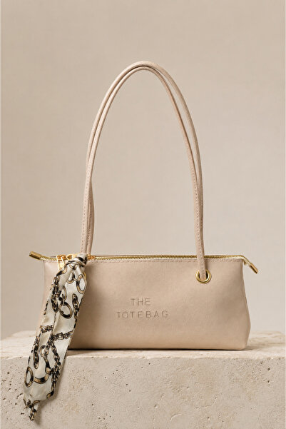 EBRUTESETTÜR Milano Baguette Hand & Shoulder Bag Powder