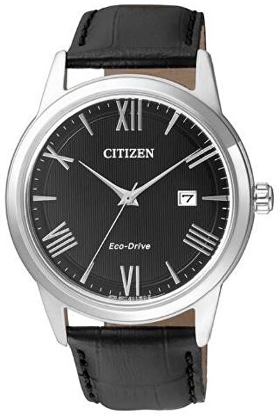 Citizen Ceas clasic negru pentru bărbați AW1231-07E, pentru vârstnici.