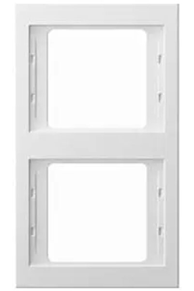 BERKER Hager Cadru dublu alb - 13237009