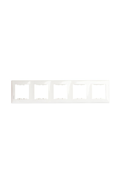 Schneider Electric SEDNA Frame de 5 ori cremă verticală