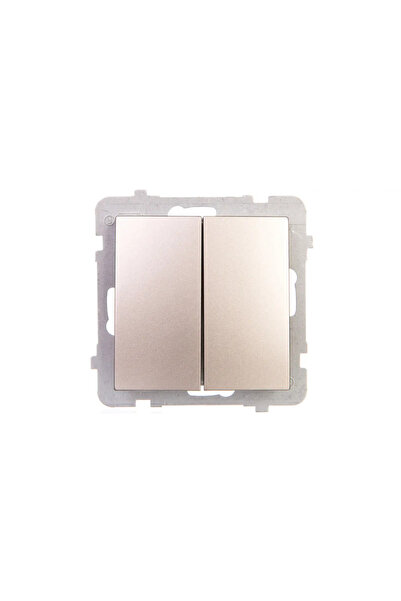 OSPEL Conector scări AS lumină dublă satinată (LP-10g/m/45)