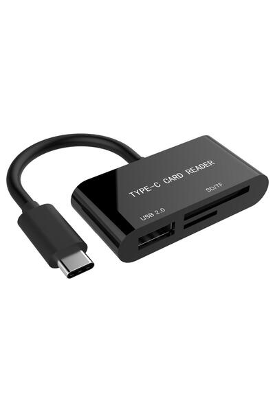 Gembird UHB-CR3-02 Cititor de carduri cu conector USB-C (SD, micro SD) SDXC, ...