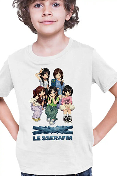 OEM Тениска Le Sserafim Kpop Мърч на Serafim