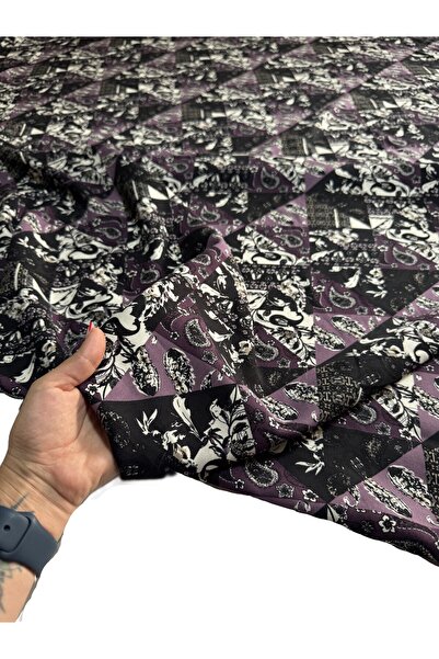 BURSA KUMAŞTAN Cotton Viscose Fabric 150 cm Wide Draped Dressing Gown Shalwar...