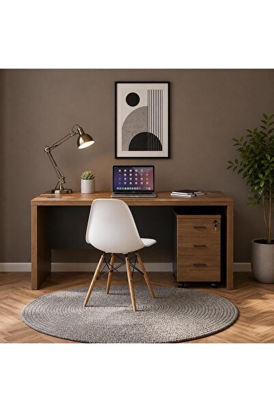 laverahome Modern Wooden Office Desk