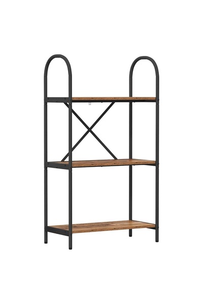 vidaxl Raft pentru cărți Lemn vechi 60 x 30 x 109 cm Lemn compozit