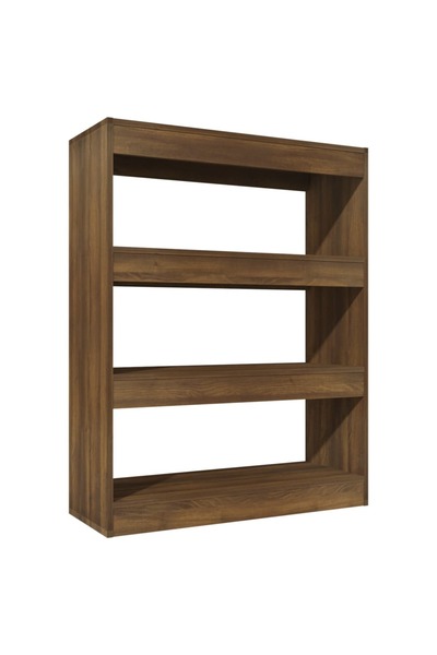 vidaxl Bibliotecă/Separator cameră, stejar, 80x30x103cm lemn compozit