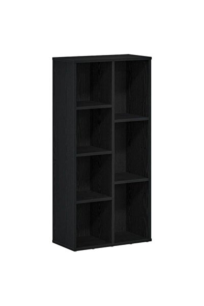 vidaxl Bibliotecă, stejar negru, 50x25x104 cm, lemn prelucrat