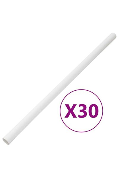 vidaxl Canaluri de cabluri cu cleme, Ø30 mm, 30 m, PVC
