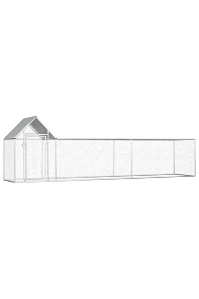 vidaxl Cușcă pentru păsări, 5 x 1 x 1.5 m, oțel galvanizat