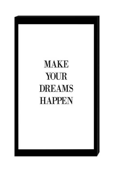Atiq Modern Wall Decor Painting With Inner Frame Black/White 40 x 60cm