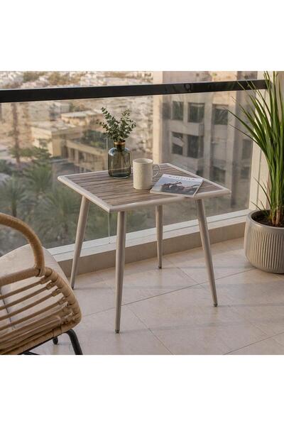 laverahome Square Cafe Table - Brown Color