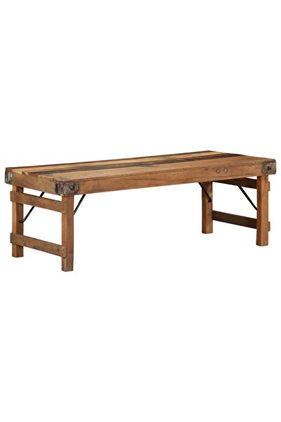 vidaxl Masă de cafea Maro 110 x 55 x 40 cm Lemn recuperat masiv