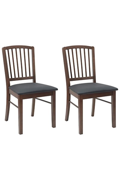 vidaxl Scaune de dining 2 pcs Maro deschis 50 x 52,5 x 91 cm