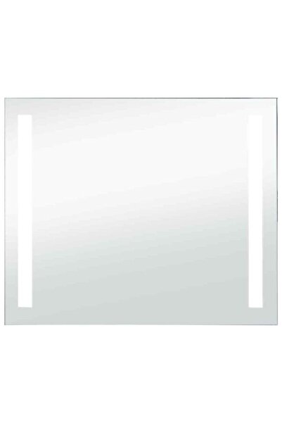 vidaxl Oglindă de perete cu LED pentru baie, 80 x 60 cm