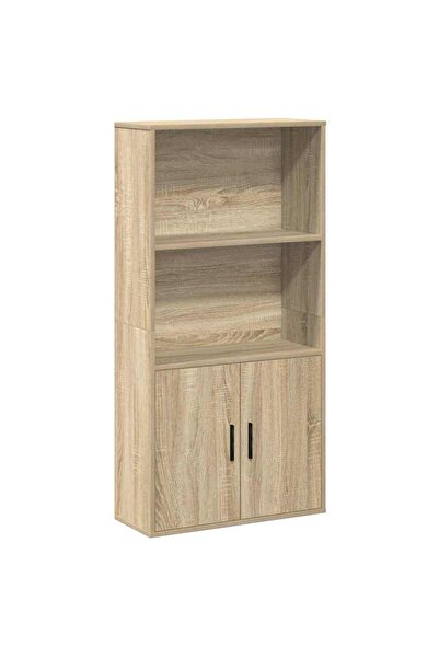 vidaxl Bibliotecă, stejar sonoma, 60x24x120 cm, lemn prelucrat