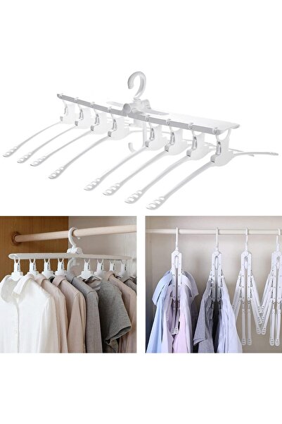 Generic Magic Clothes Hangers Organizer Space Saving Multi-Functional Non-Sli...