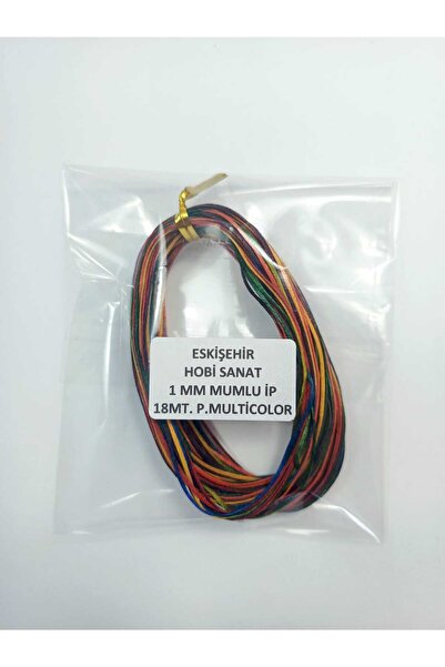 Eskişehir hobi sanat 18 metri, 1 mm, ață ceară, multicoloră, culoare pastel, ...