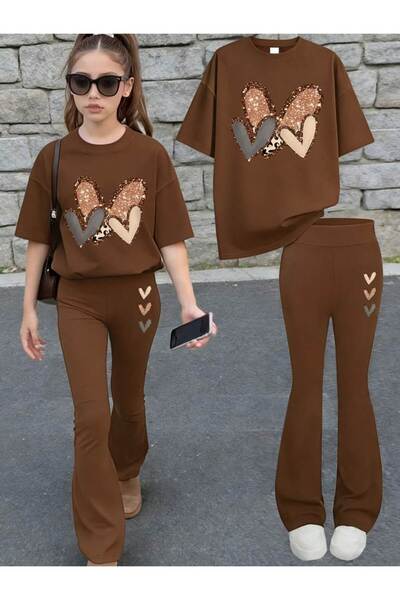 VESTIR BIEN Printed Children's Spanish Style Top and Bottom Set Cotton