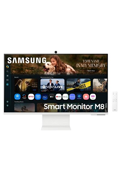 Samsung Monitor Smart VA 4K de 32 de inci, USB-C 65W, Cameră web