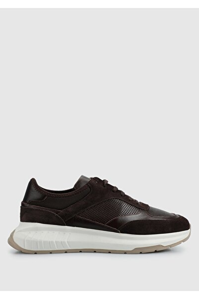 Provoq Brown Leather Men's Shoes