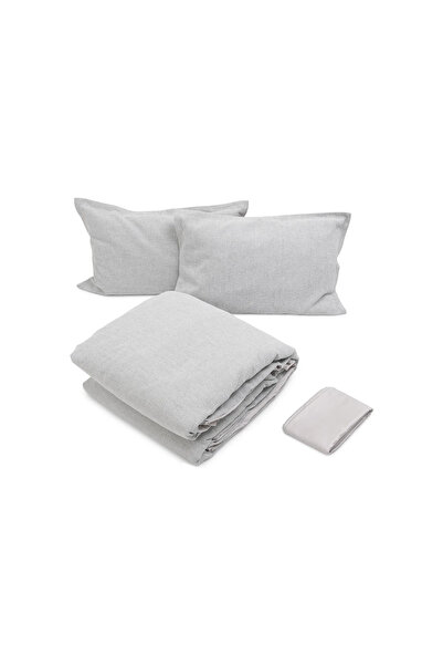 Midas Furniture COTTON BEDDING SET OF 4 PCS GREY