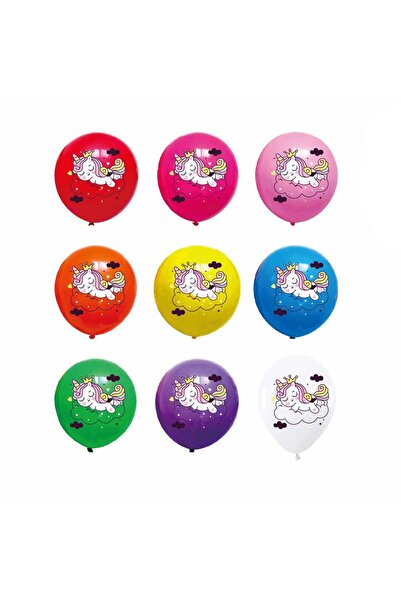 Mirific Party Set de 20 de baloane din latex cu imprimeu unicorn, 30 cm