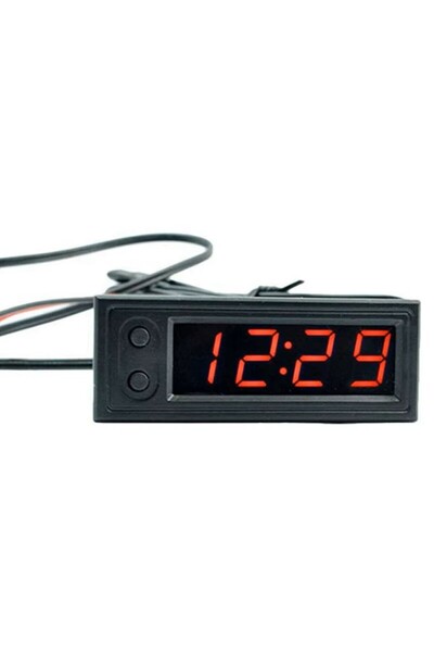 AEK-Tech Dijital Termometre Voltmetre ve Saat Komponent Led 22mm Kırmızı