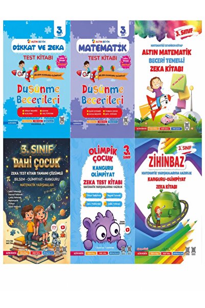 Altın Nokta Yayınevi Altın Nokta Yayınları 3.Sınıf Bilsem-Kanguru-Olimpiyat S...