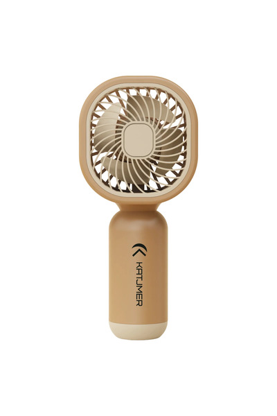 KATJMER KTFN-05 Şarjlı El Fanı Kare Tasarımlı Taşınabilir Mini Serinletici Fan