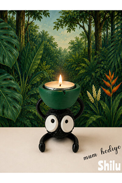 Susuwatari Anime Karakter Dekoratif Biblo Tealight Mumluk