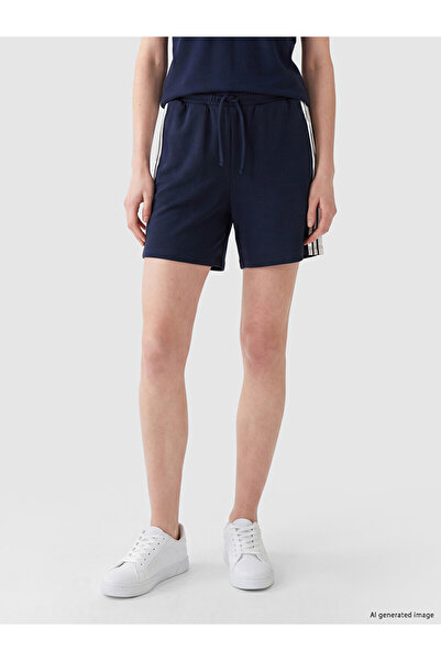 LC Waikiki Elastic Waist Striped Women's Shorts