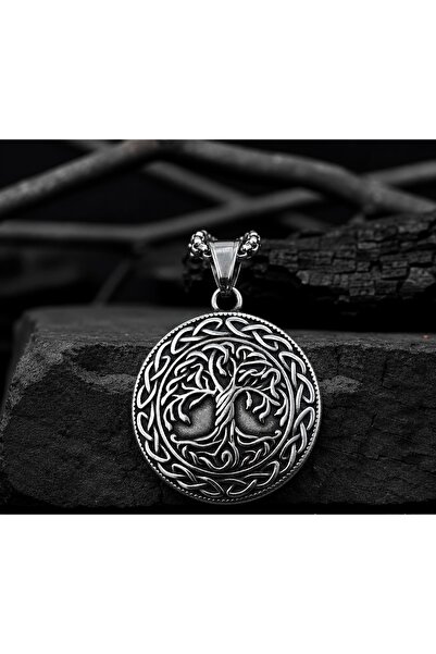voyageaccessory Double Sided Use Nordic Yggdrasil Tree of Life Viking Compass...