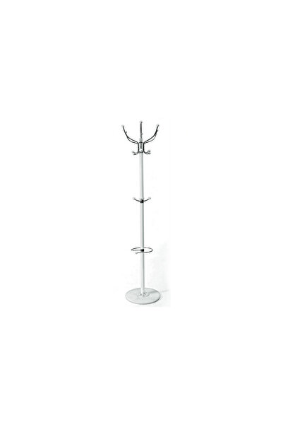 Target Home Καλόγερος μεταλλικός λευκός Φ36,5x175εκ. με inox γάντζους