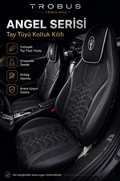TROBUS Chery Tiggo 7 Pro 2023 ve Sonrası Uyumlu Angel Serisi Tay Tüyü Koltuk ...